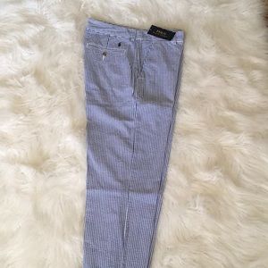 BNWT BOYS SEERSUCKER PANTS RALPH LAUREN POLO